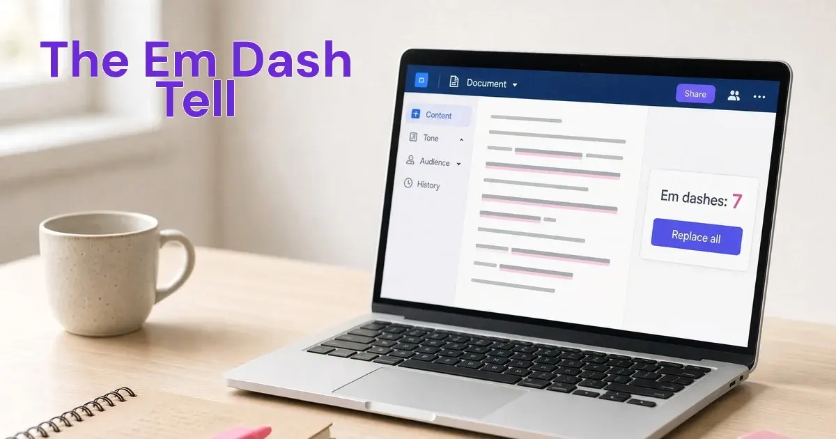 The Em Dash AI Tell: Why AI Overuses It
